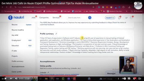 How to Optimize Your Naukri Profile for Maximum Job Calls - Tech with Jatin
